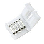 connecteur ruban led rgbw 5050 blanc moderne broches 12mm large 24v
