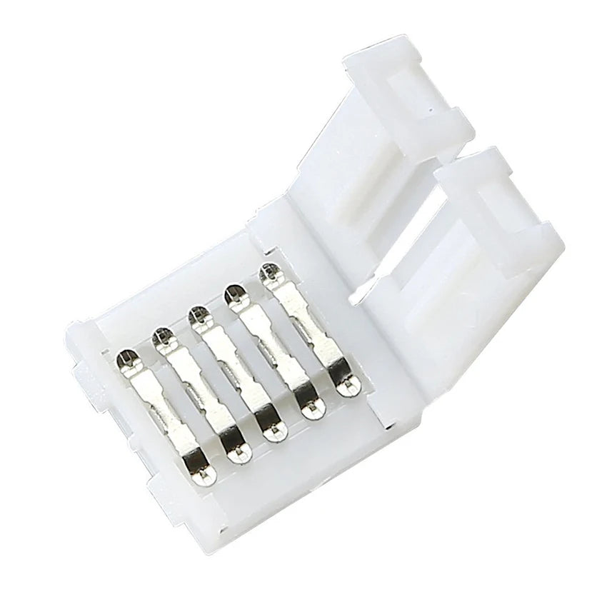 connecteur ruban led rgbw 5050 blanc moderne broches 12mm large 24v