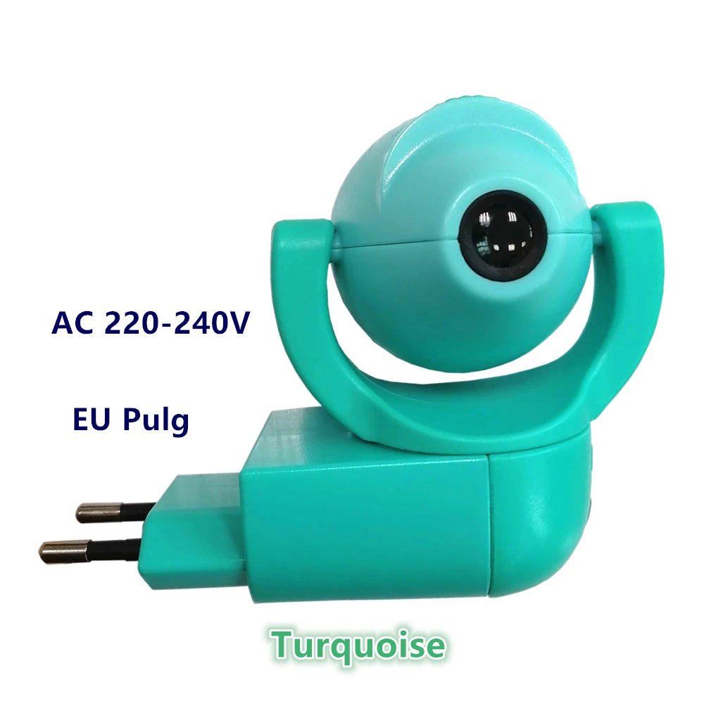 projecteur nuit led motif animaux lézard oiseau papillon vert bleu rose violet moderne