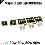 projecteur scène led 60w 90w gobo haute luminosité noir doré techno