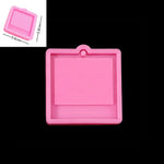 cadre photo silicone rose moderne minimaliste support plat lisse bijou artisanal bricolage