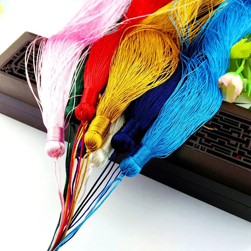 pompon soie 50cm 20couleurs choix artisanat couture décoration mariage DIY