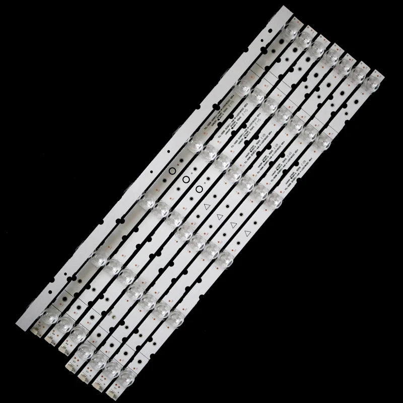 bande lumineuse led blanc moderne motifs géométriques opaque fixations