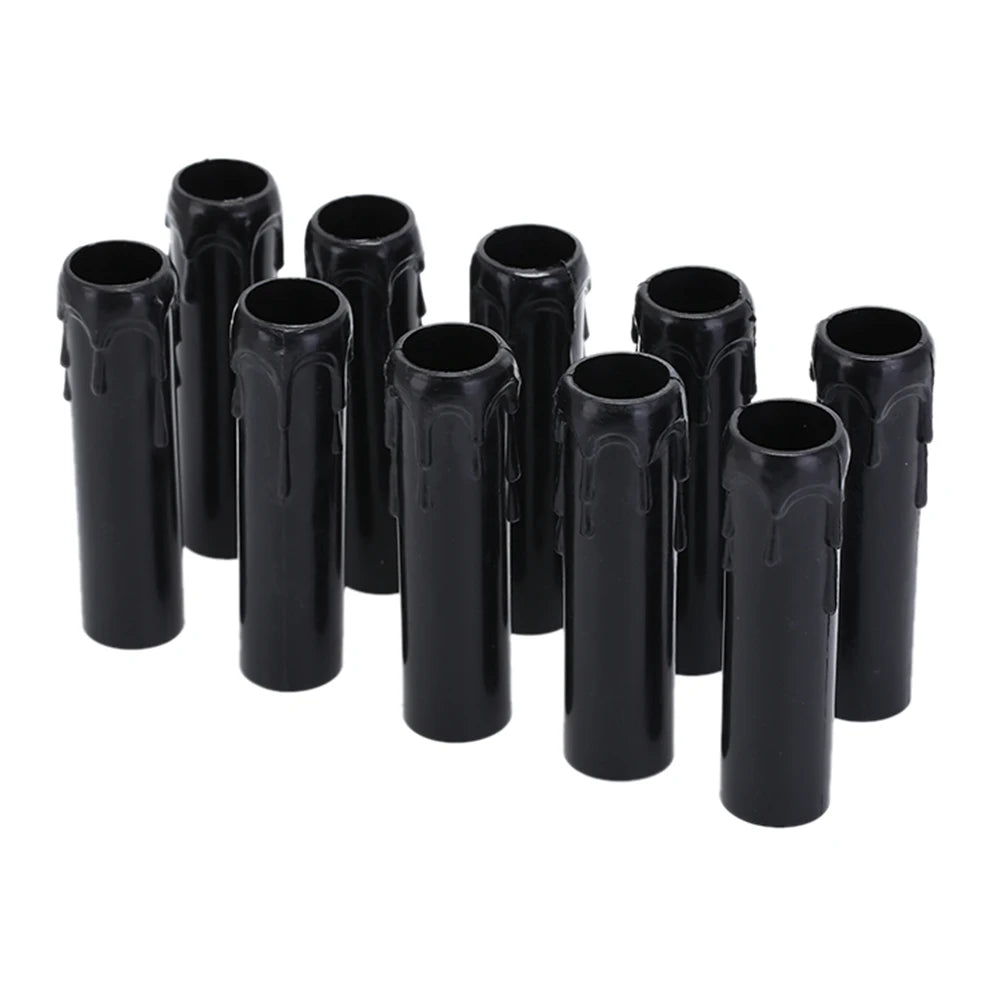 bouchons bouteille blanc noir mat opaques modernes set deco 10 pieces