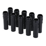 bouchons bouteille blanc noir mat opaques modernes set deco 10 pieces