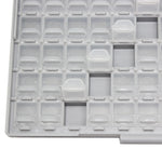 boîtes rangement électronique composants smd résistances condensateurs organisateur utilitaire gris noir plastique