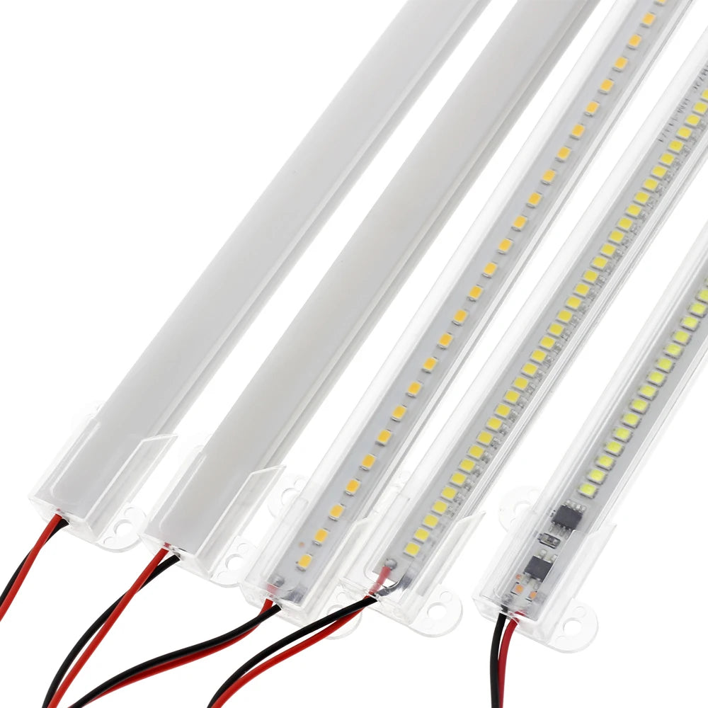 barre led transparente 6w blanc froid 180deg angle faisceau moderne 30cm 40cm 50cm