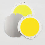 ampoule led chip blanc jaune grille points 76mm 60mm circulaire 50w 6500k 3000k