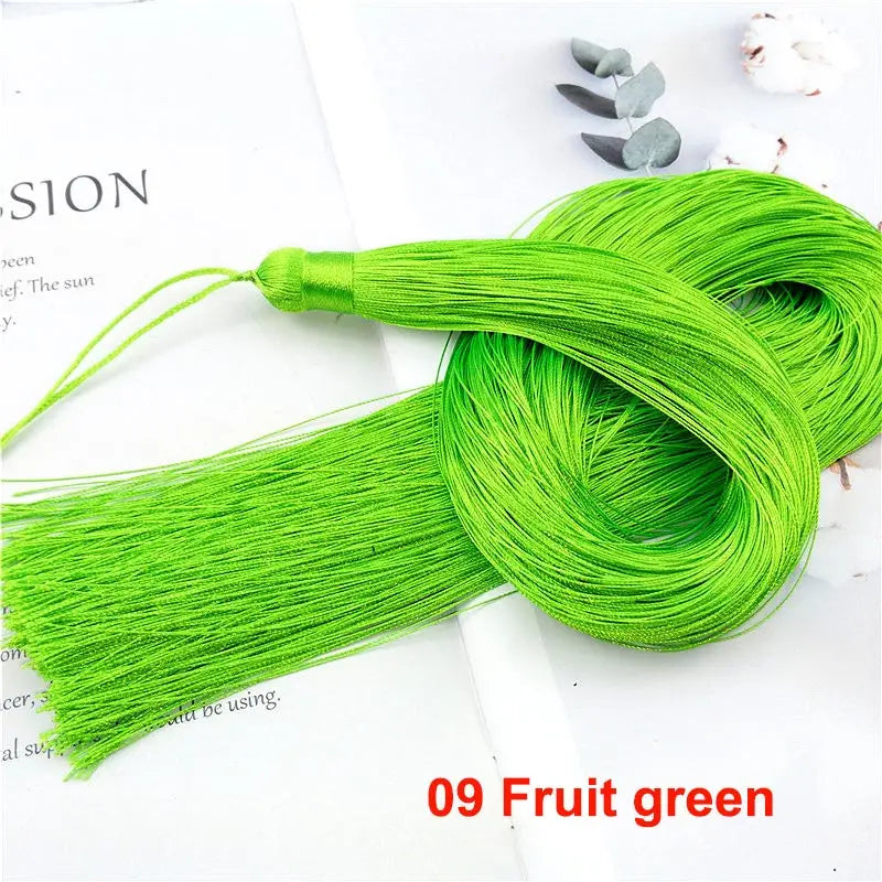 pompon soie 50cm 20couleurs choix artisanat couture décoration mariage DIY