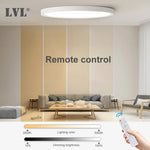 Lampe LED moderne télécommande blanc plat autonome 24W 32W