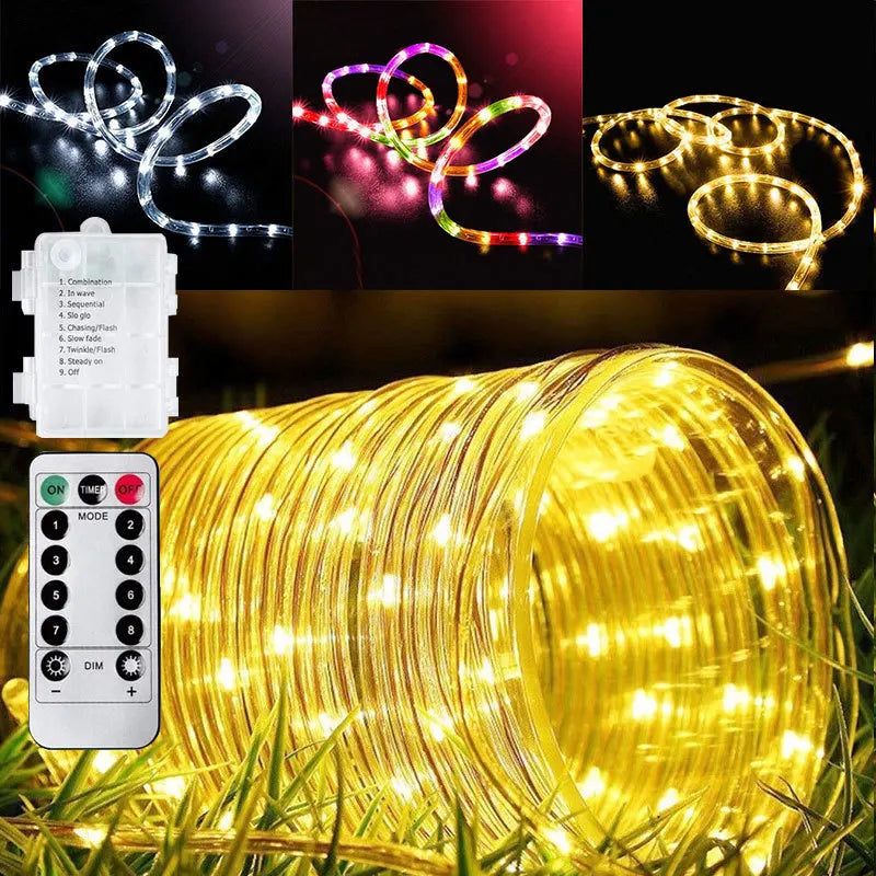 ruban lumineux led multicolore filé moderne télécommande adhésif noël anniversaire mariage fêtes années nouvelles