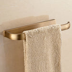 accessoires salle bain ensemble or antique fixations murales moderne barre serviettes porte papier toilette