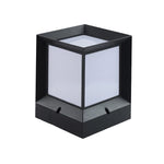 lampe solaire contemporaine noir blanc translucide fixée mur cuisine salle chambre entrée