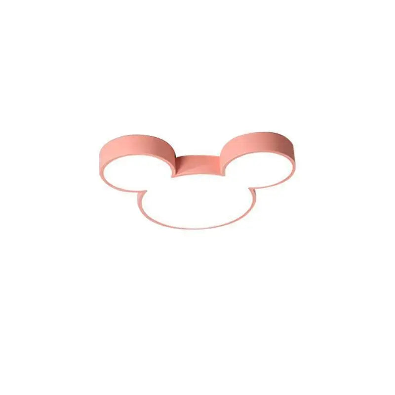plafonnier led moderne tête mickey bleu vert rose blanc opacité designintérieur cuisine télécommande