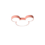 plafonnier led moderne tête mickey bleu vert rose blanc opacité designintérieur cuisine télécommande