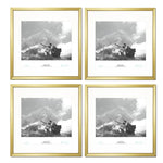 cadre photo moderne noir 20x20cm 25x25cm 30x30cm aluminium verre plastique environmental friendly