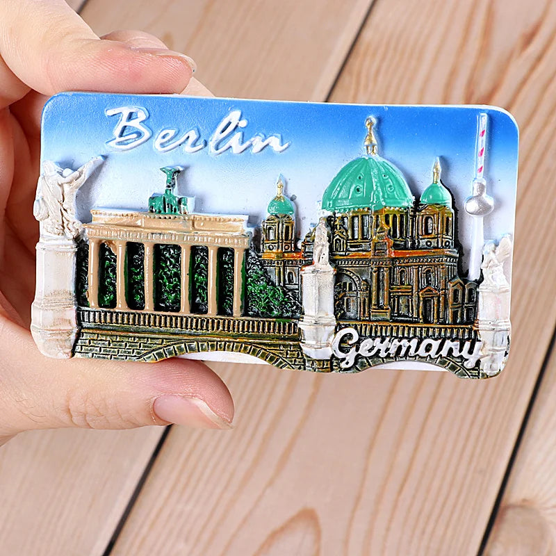 souvenirs aimants réfrigérateur scènes urbaines paysages culturels personnages belgique berlin grèce russie espagne praguechine