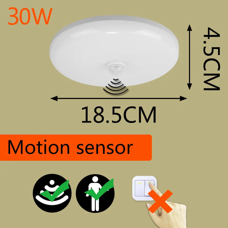 lampe led détecteur mouvement éclairage nocturne automatique blanc moderne 72 chipleds occlus
