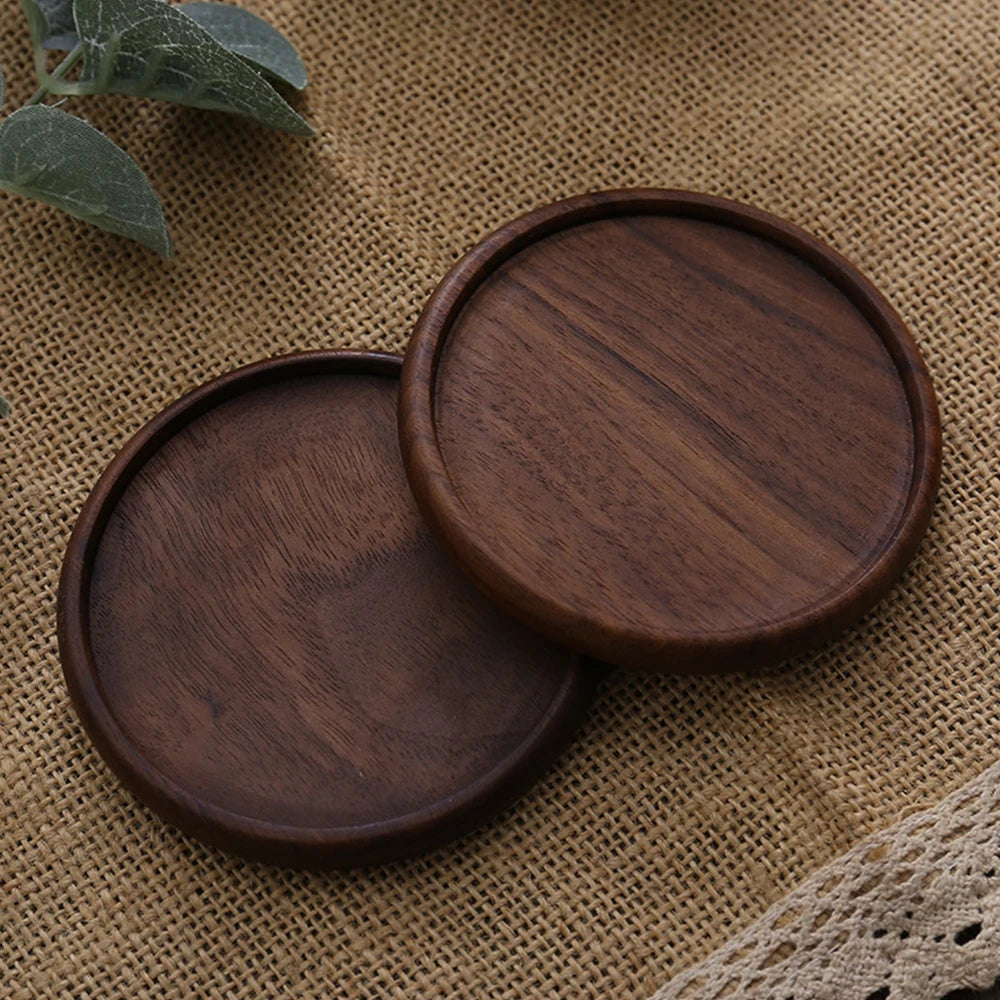 Support de théière en bois, fibre de bambou, style rustique