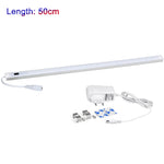 lampe led moderne 30cm 40cm 50cm blanc minimaliste adhésif clip adaptateur secteur