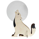 lampes decoratives animaux bois toucan baleine paon loup motifs lumineux moderne minimaliste