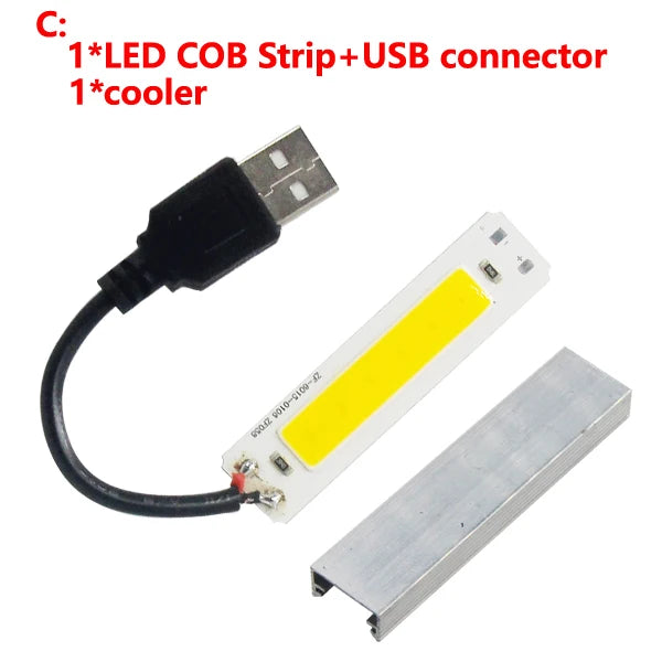 lampe led usb alimentation continu blanc chaud froid compact adhésif