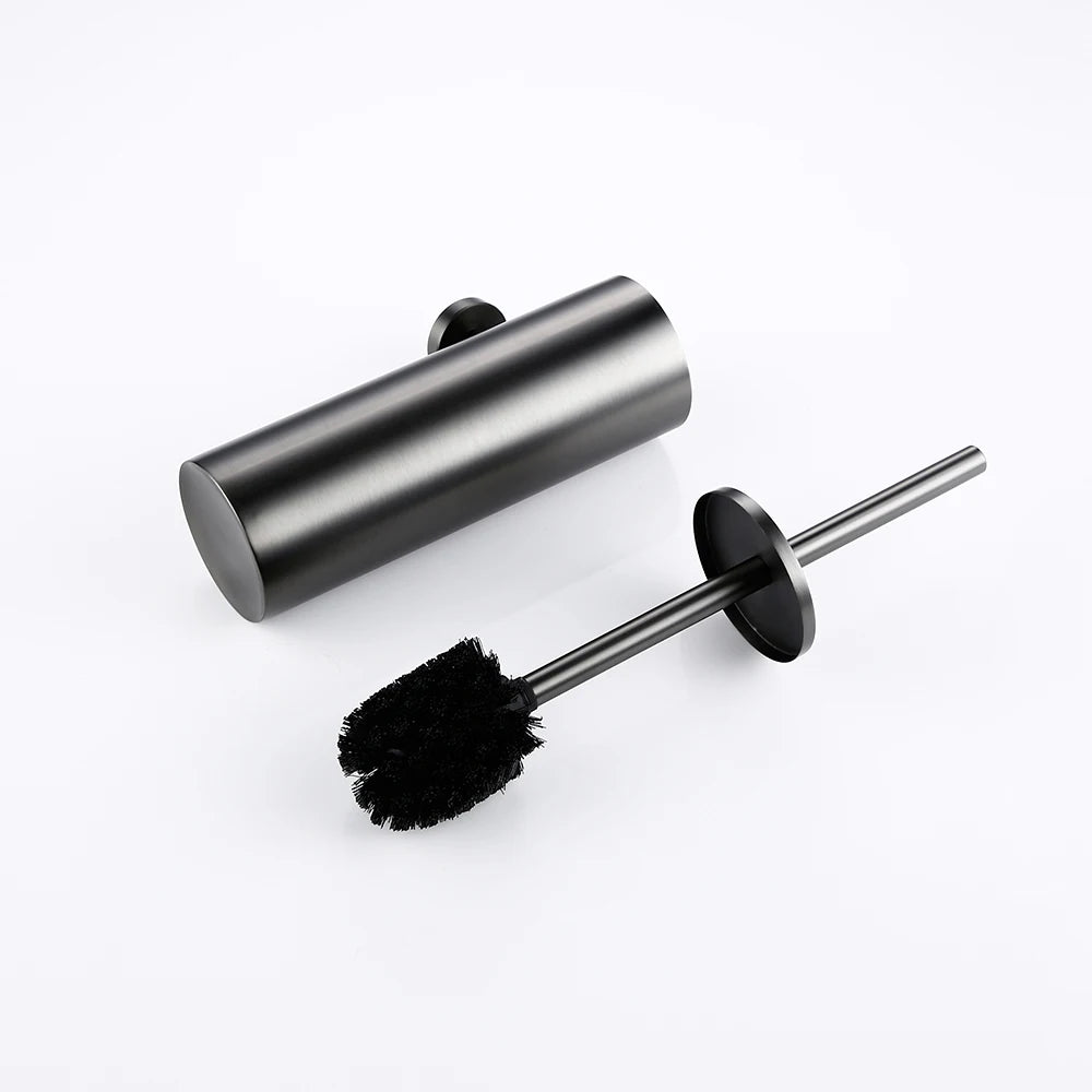 brosse wc acier inoxydable support mural vis fixation moderne salle bain durable.ACCESSIBLE