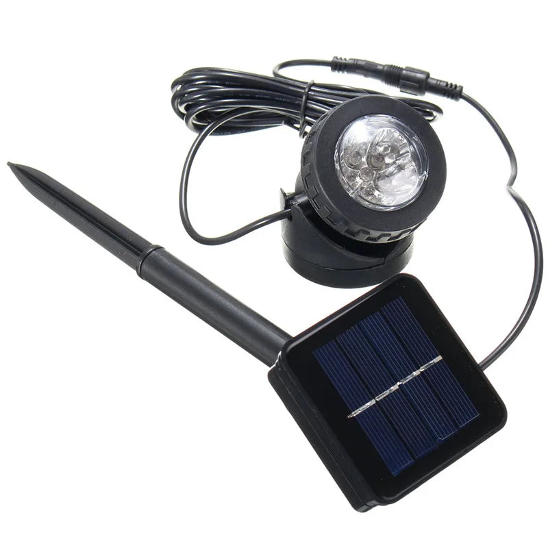 lampe solaire led moderne imperméable éclairage extérieur sécurité jardin piscine