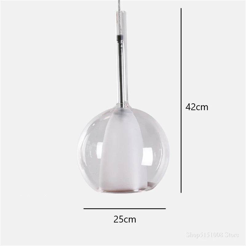 suspension lumineuse moderne transparent miroir doré led 249 2000 lumens 90 260v 5mètres carrés
