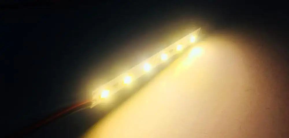 ruban led blanc jaune noir led 8cm adhésif lumineux moderne 12v 24v câbles connecteurs