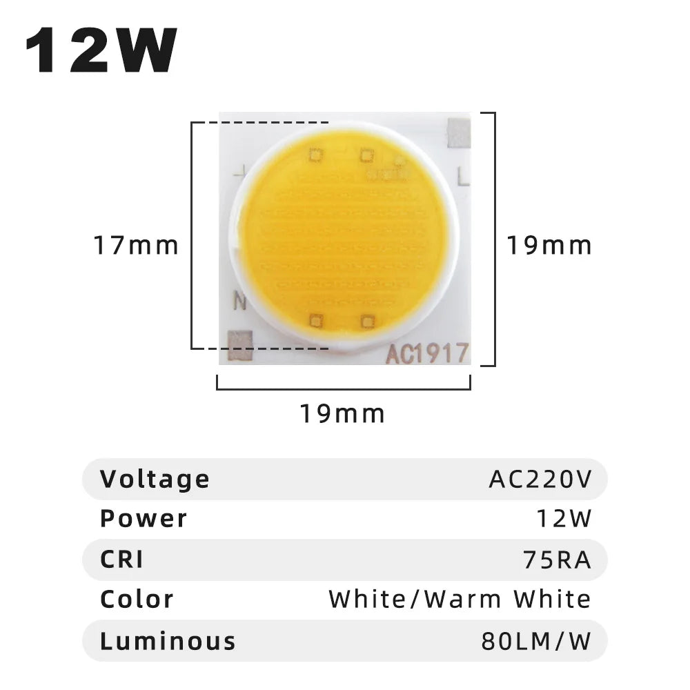 lot 10 puces led cob carrées projecteur downlight surface blanc chaud moderne intérieur