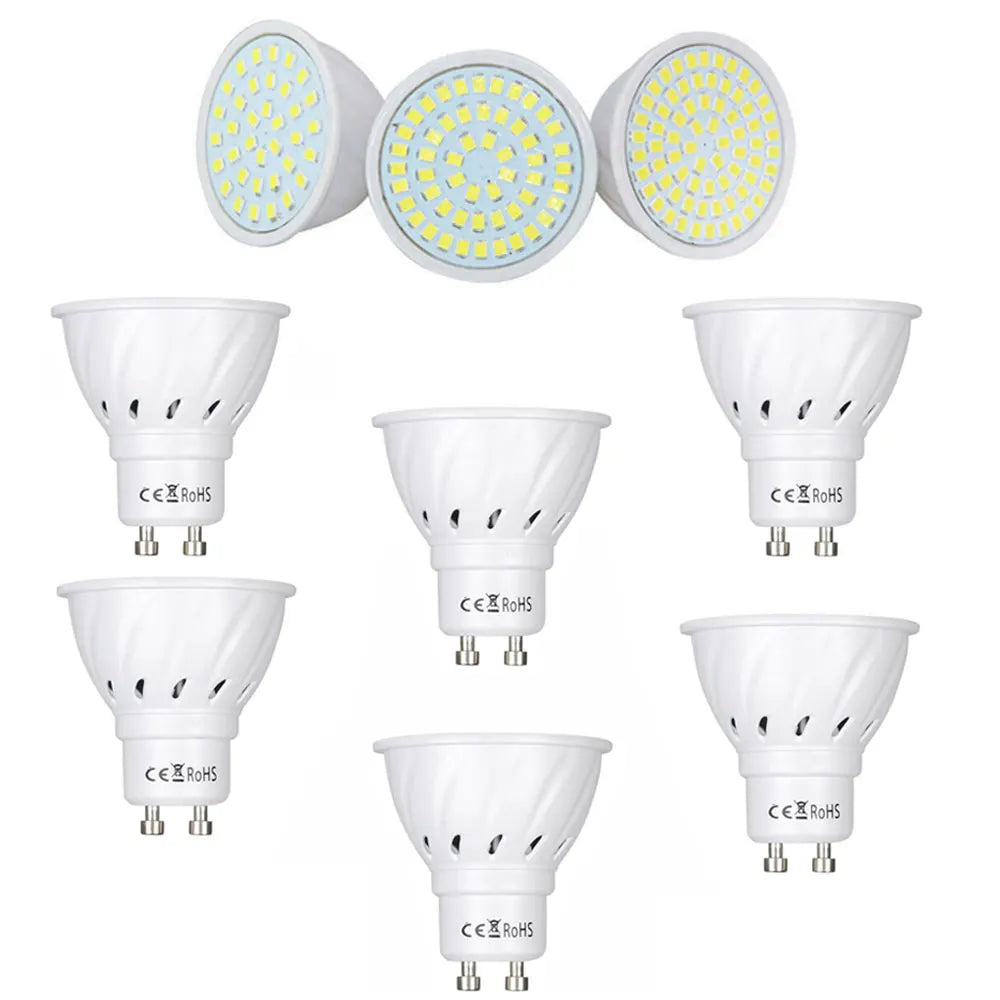 Ampoule LED GU10 5W 8W 12V 24V 110V 220V Blanc Moderne Grille Opacité Eclairage