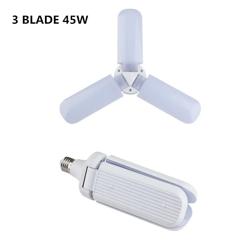 lampe led pliable e27 30w 45w 60w blanc modernes ailettes réglables atelier maison