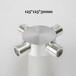 applique murale led moderne argentée projecteurs minimaliste mur fixé interrupteur bouton