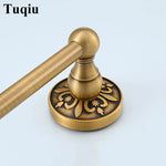ensemble quincailleries bain bronze ornements floraux classique porte serviettes crochets fixations murales