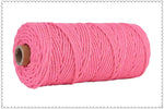 corde macramé coton torsadé mm décoration artisanale rustique fait main textile maison