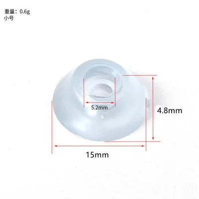 protector pieds silicone transparent vis moderne cache pieds rond lisse usure silencieux
