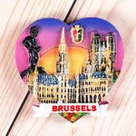 souvenirs aimants réfrigérateur scènes urbaines paysages culturels personnages belgique berlin grèce russie espagne praguechine