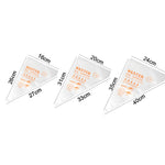 sacs pâtisserie blancs imprimés happy birthday aiguilles métalliques coniques kit pâtisserie outils cuisine decoration