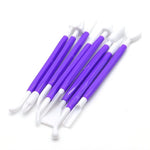 pinceaux outils modelage pâte modeler pâtisserie décoration gâteau plastique couleur assortie