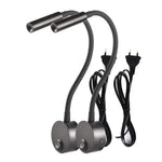 appliques murales led blanc noir argent moderne cable prise interrupteur on off support mural