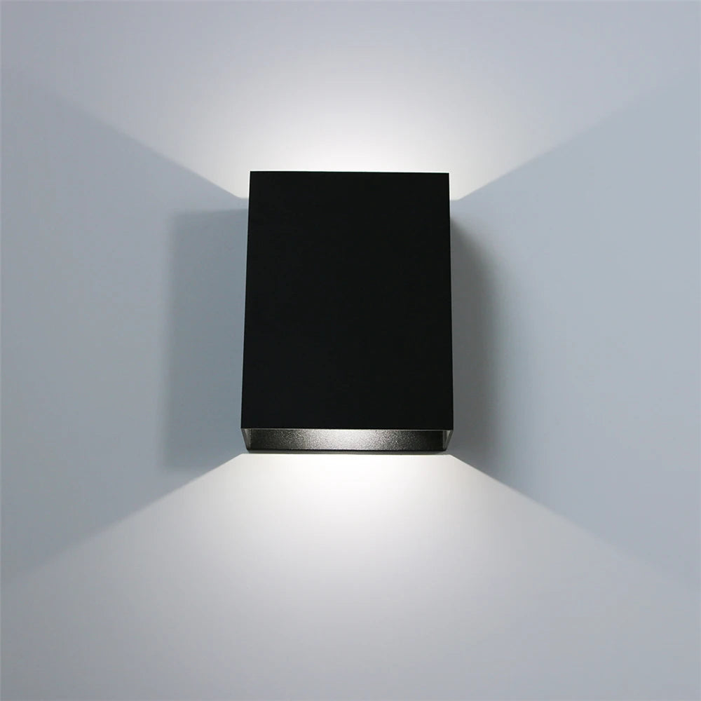 lampe murale moderne led blanc noir fixée mur éclairage cuisine chambre salle manger