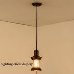 lampe suspendue industrielle vintage bronze verre translucent salle manger salon chambre