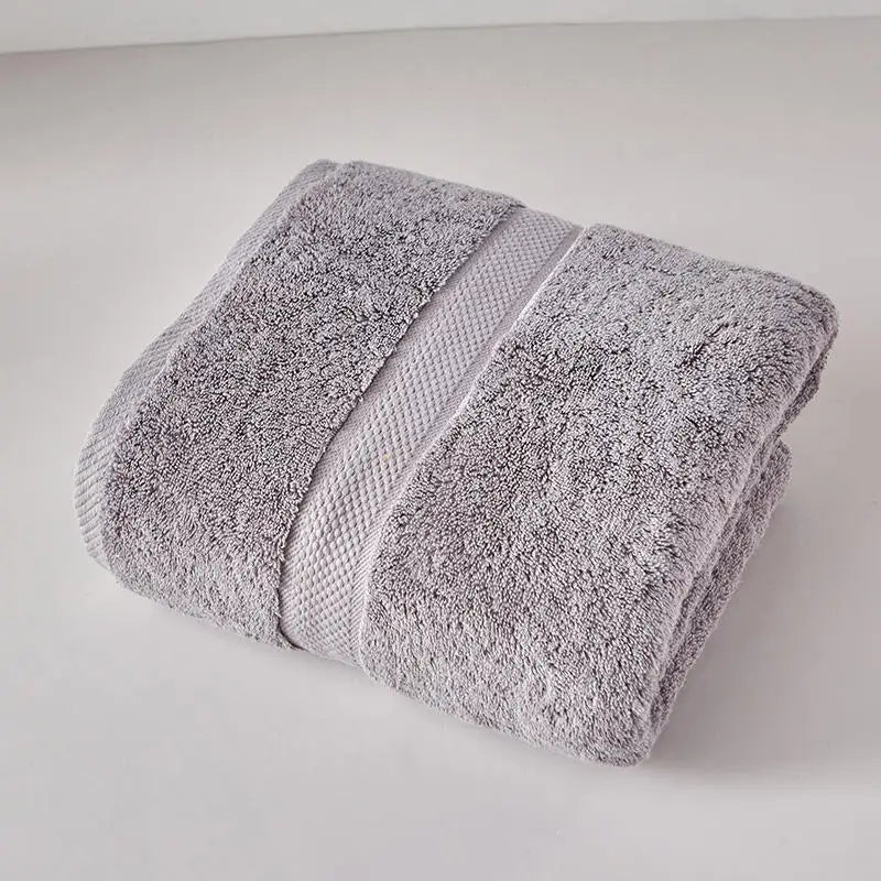 serviettes bain coton égyptien blanc gris bleu absorption rapide séchage rapide lavage machine texture