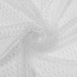 tulle translucide texturé motifs points noirs bleu marine violet noir blanc rouge roseclair