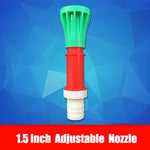 tuyau d'incendie polyester haute pression blanc lignes rouges bleues 5m 10m 20m adaptateurs