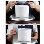 supports gâteau acrylique blancs opalescents modernes 10cm 15cm 20cm 25cm 5cm