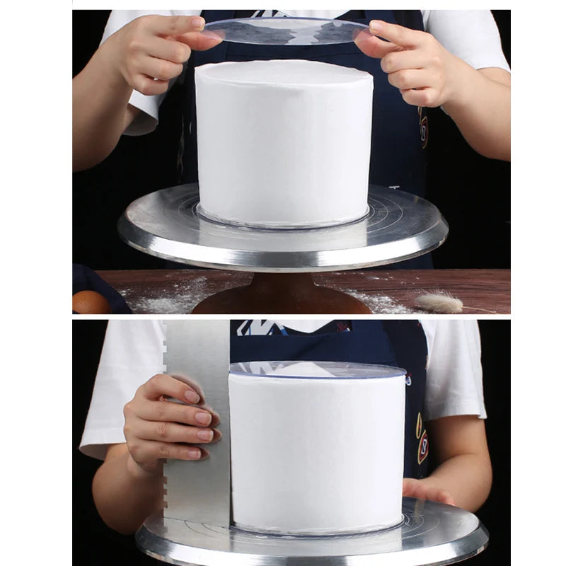 supports gâteau acrylique blancs opalescents modernes 10cm 15cm 20cm 25cm 5cm