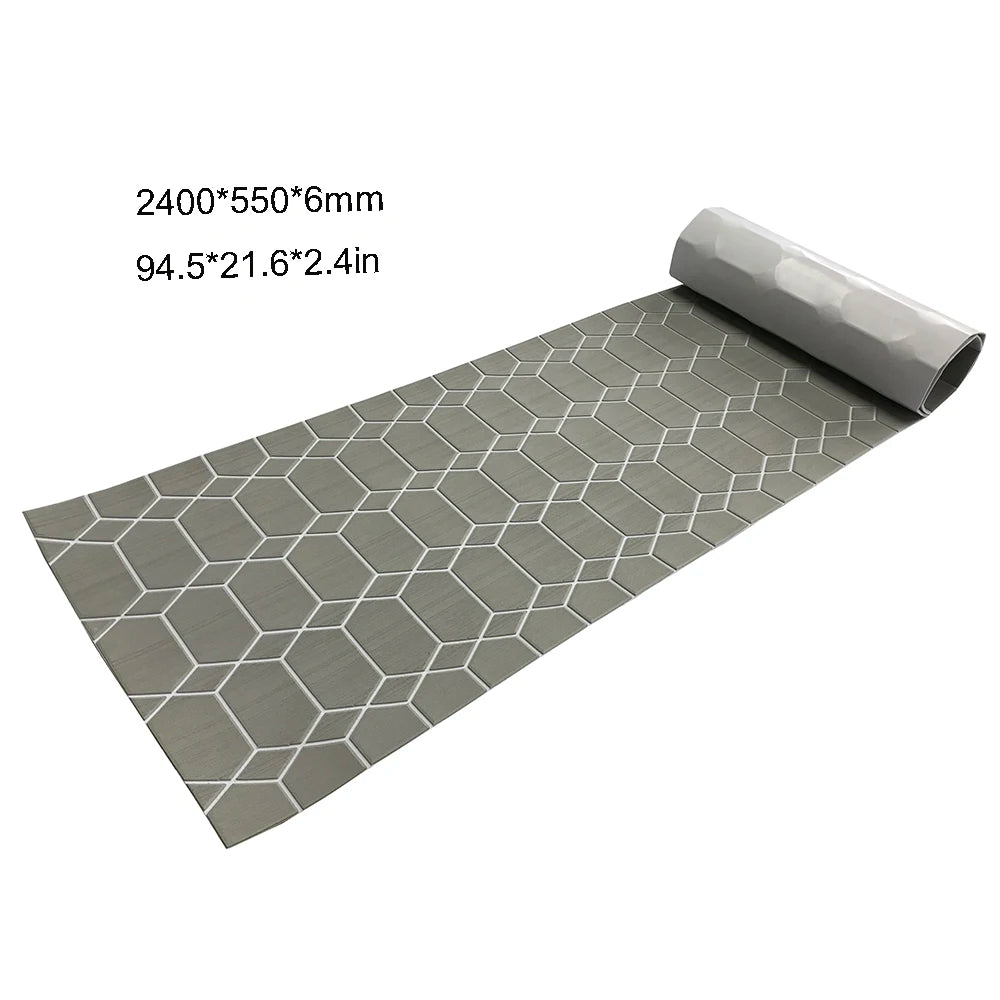 revêtement mural plaque hexagonale motif blanc gris moderne autoadhésif dark gray white