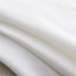 housse coussin carrée 45x45cm lin coton blanc sans motif fixation invisible deco salon voiture